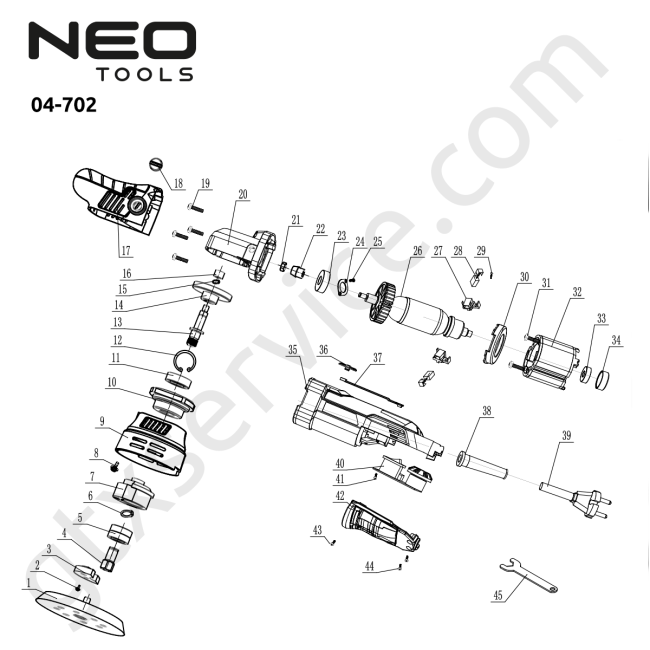 Polerka 650W 125 mm - NEO TOOLS 04-702 