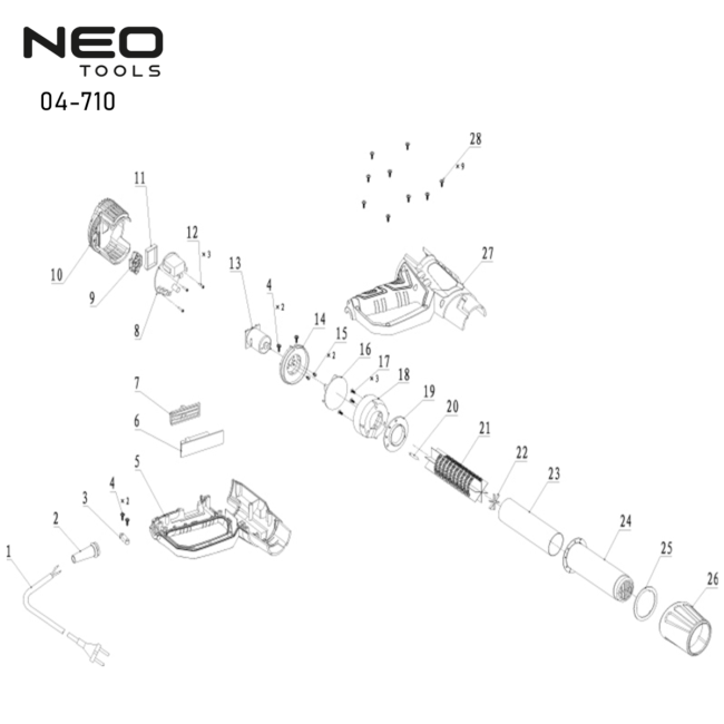 Opalarka - NEO TOOLS 04-710 