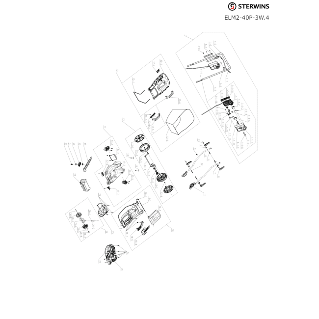 KOSIARKA EL 40CM 1700W 360 STERWINS LM - STERWINS 45941742 