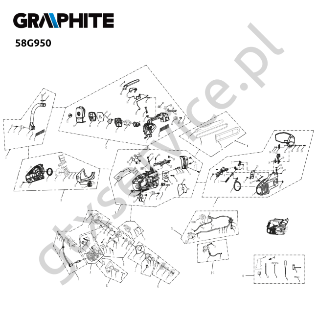 Pilarka łańcuchowa - Graphite 58G950 