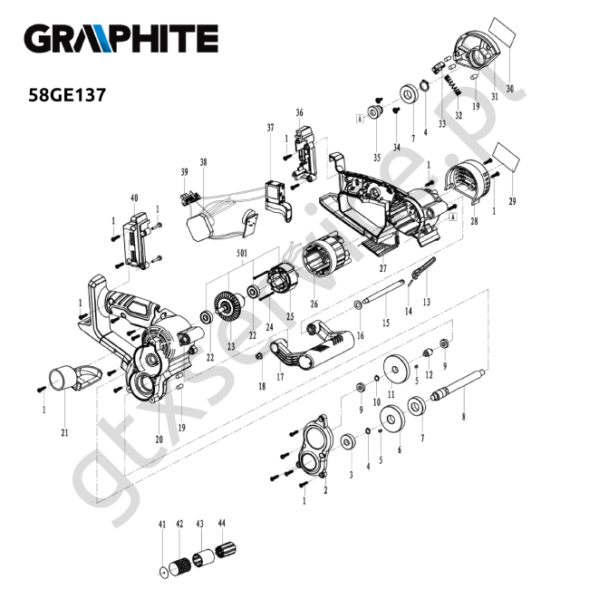 Satyniarka akumulatorowa Energy+ 18V - GRAPHITE 58ge137 