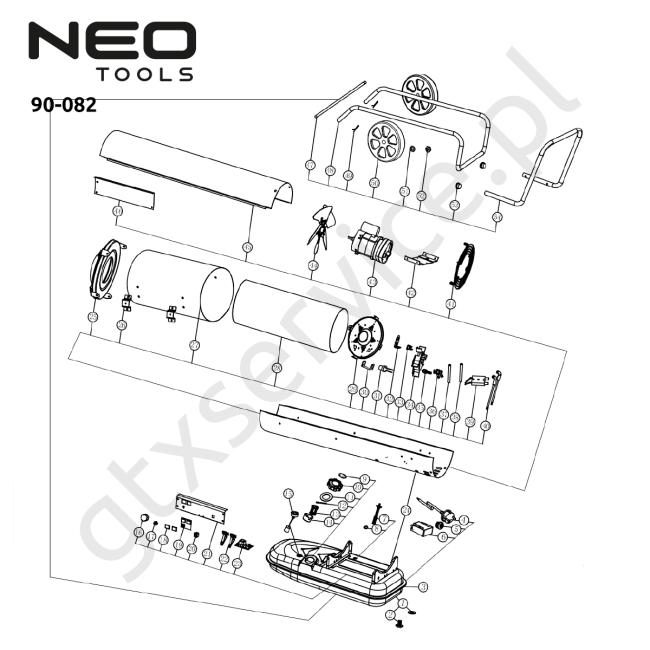 Nagrzewnica olejowa - NEO TOOLS 90-082 