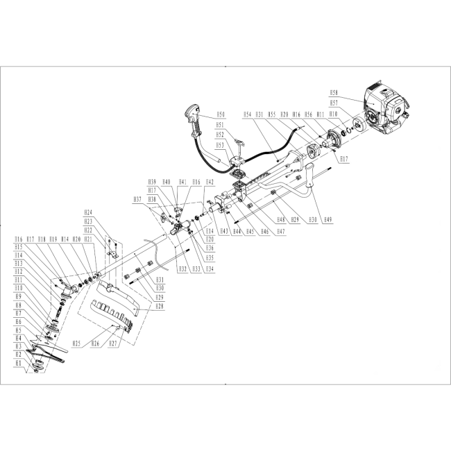 Kosa spalinowa - NAC BP520-30KA-T 