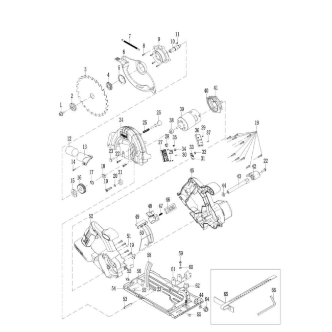 Pilarka tarczowa - SCHEPPACH C-HCS165-X 