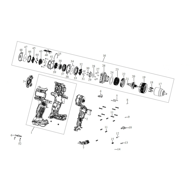 Wiertarko-wkrętarka - DEWALT DCD800 