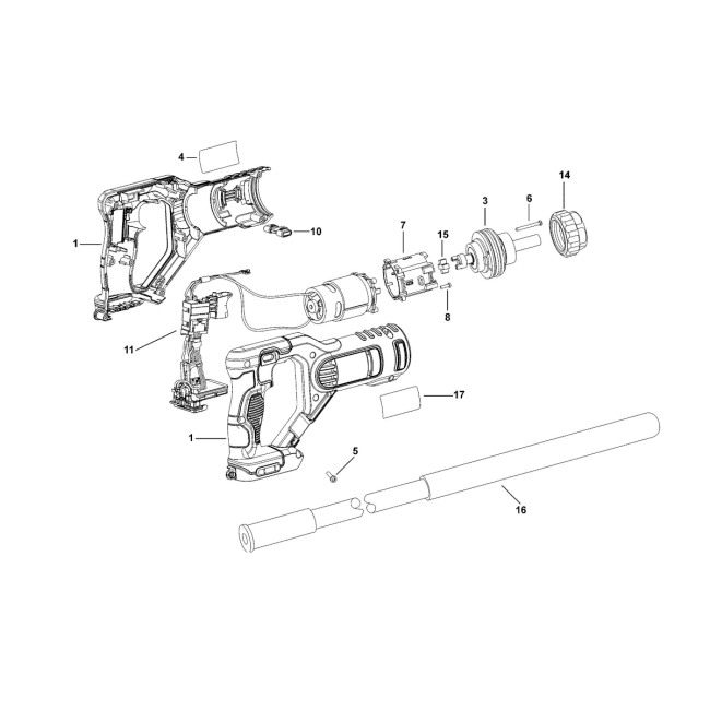 Wibrator do betonu - DEWALT DCE531 