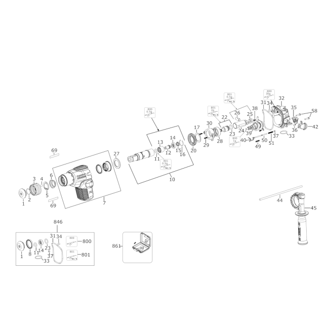 Młotowiertarka - DEWALT DCH172 