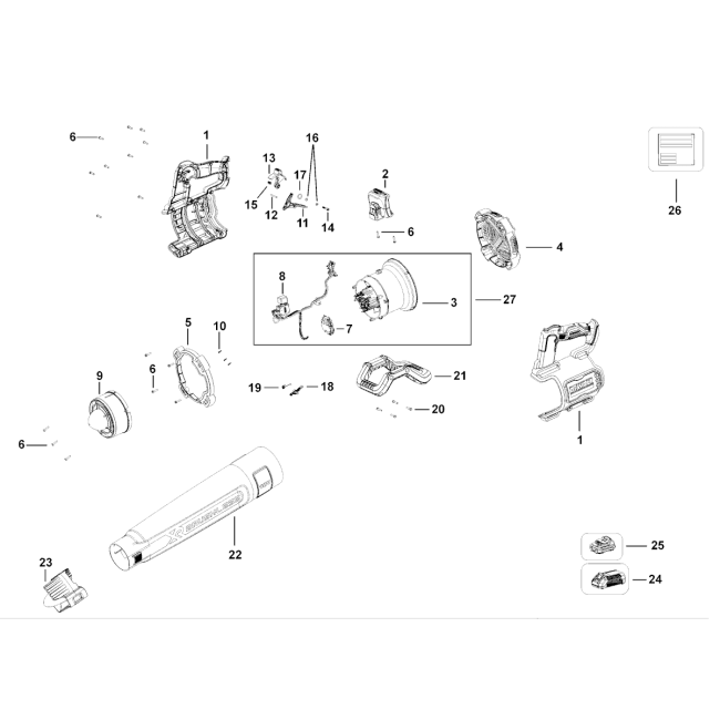 Dmuchawa - DEWALT DCMBL562 