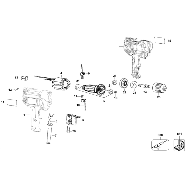 Wiertarka - DEWALT DWD115KS 