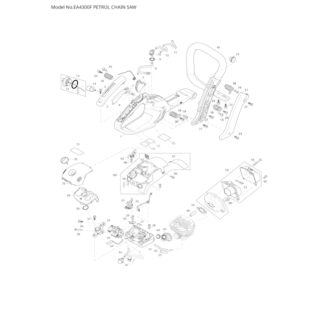 Pilarka spalinowa - MAKITA EA4300F 