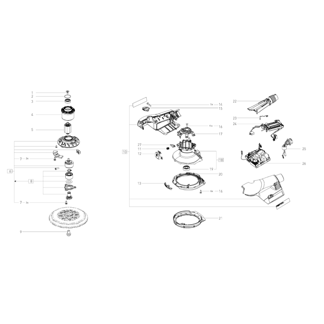 Szlifierka mimośrodowa - FESTOOL ETSEC150-5EQ 