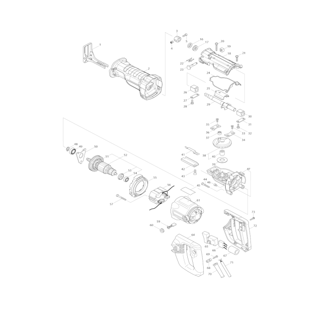 Piła posuwowa szablasta - MAKITA JR3050 
