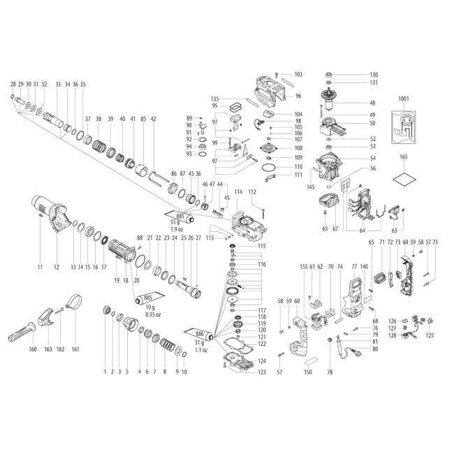 Młotowiertarka - METABO KHEV8-45BL 