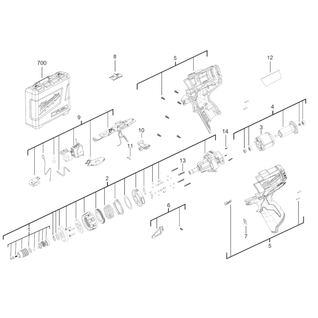 Wiertarko-wkrętarka aku. - MILWAUKEE M12CDD 