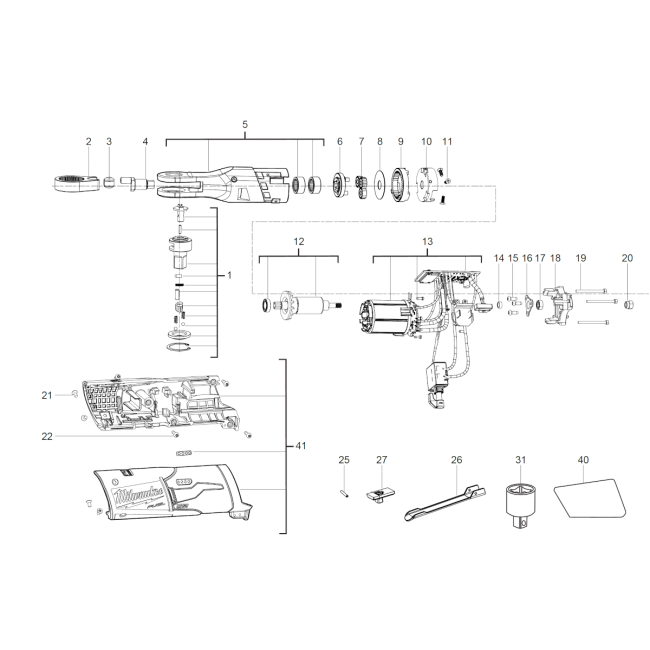 Grzechotka - MILWAUKEE M12FIR12 
