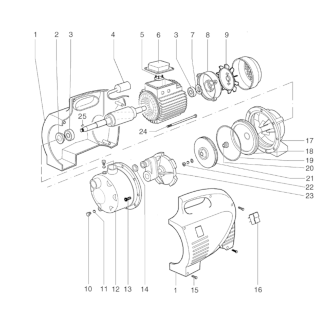 Pompa - METABO P4000S 