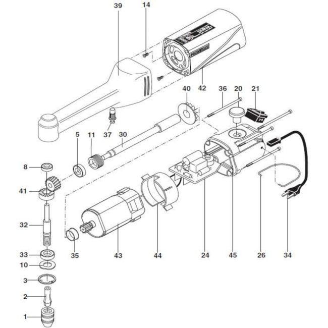 Wiertarko frezarka - PROXXON PR28492 