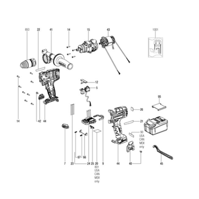 Akumulatorowa wiertarka udarowa - METABO SB18LTX3BLQI 
