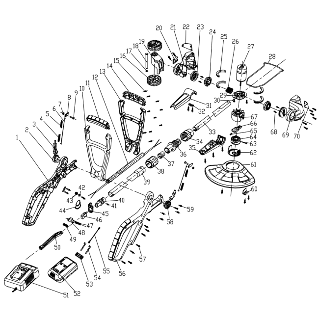 Podkaszarka akumulatorowa - NAC TB18-B15-S 