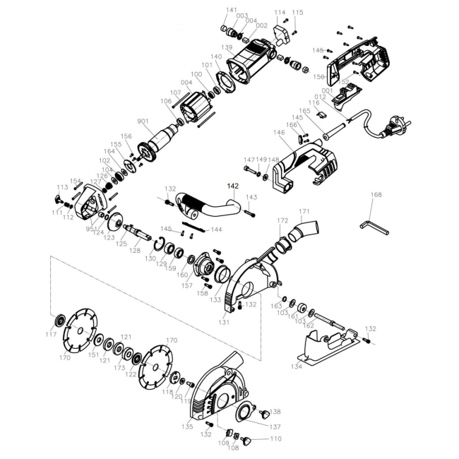 Bruzdownica - EINHELL TE-MA1700 