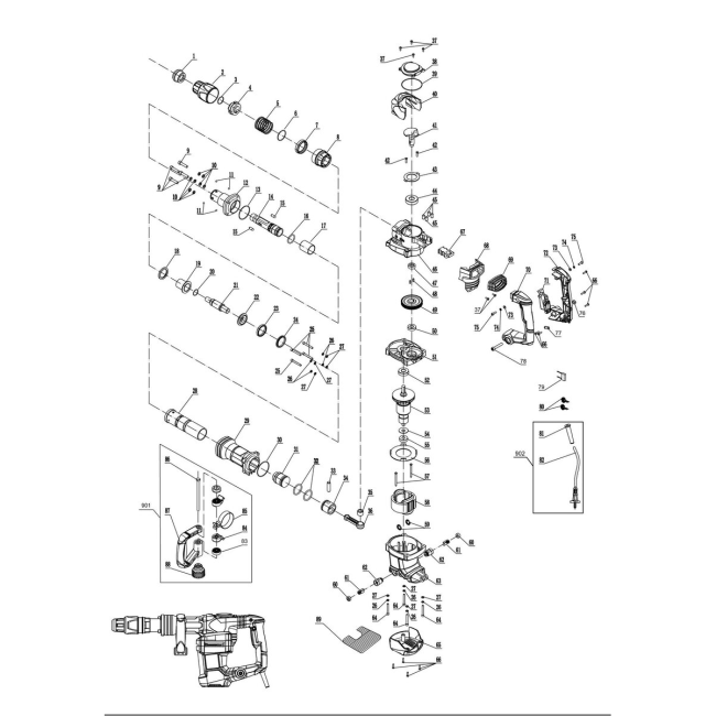 Młotowiertarka - EINHELL TE-DH32 
