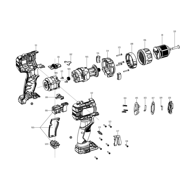 Wiertarko-wkrętarka - EINHELL TP-CD18-50 