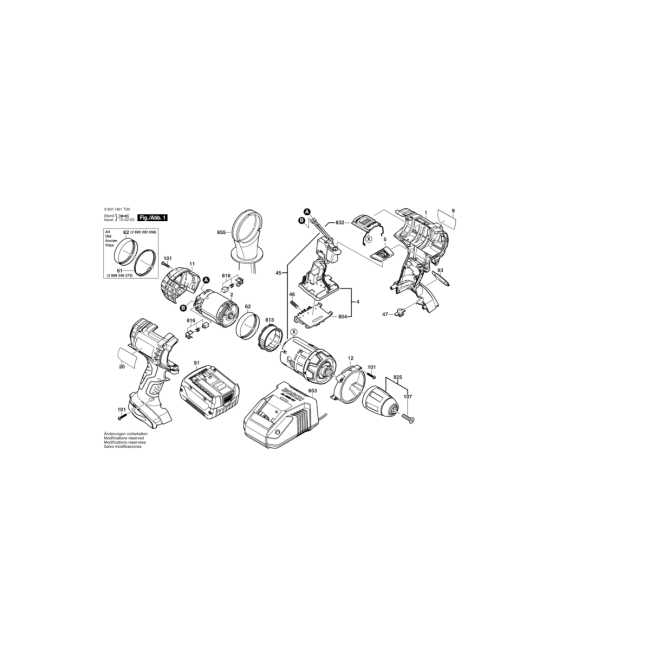 Wiertarko-wkrętarka - BOSCH NIEBIESKI GSR14,4VE-2LI 3601H61T00 - (rysunek techniczny)
