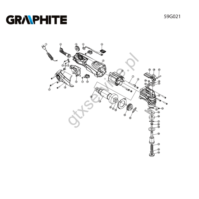 Urządzenie wielofunkcyjne - GRAPHITE 59G021 