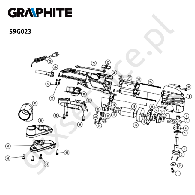 Urządzenie wielofunkcyjne - GRAPHITE 59G023 
