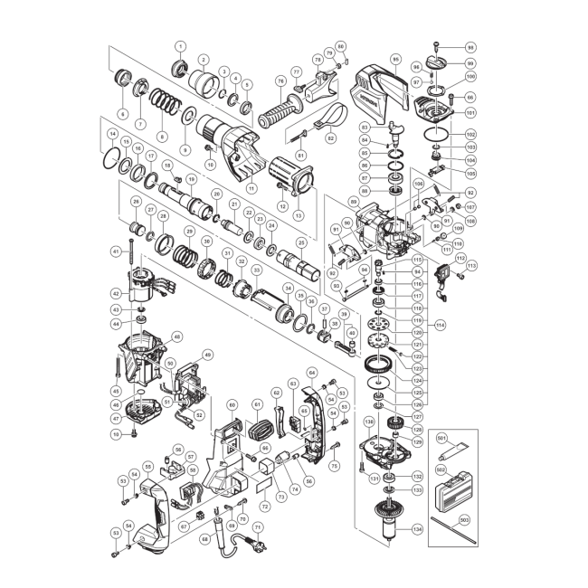 Młotowiertarka - HITACHI DH40MEY 