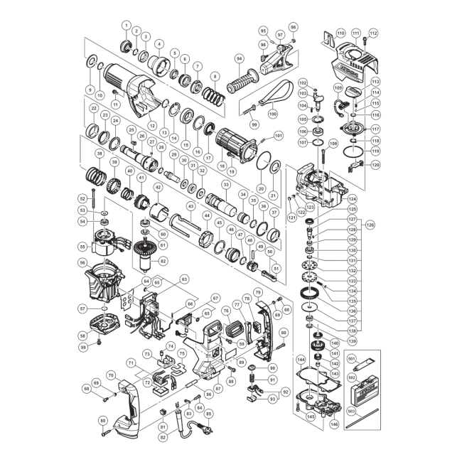 Młotowiertarka - HITACHI DH45ME 