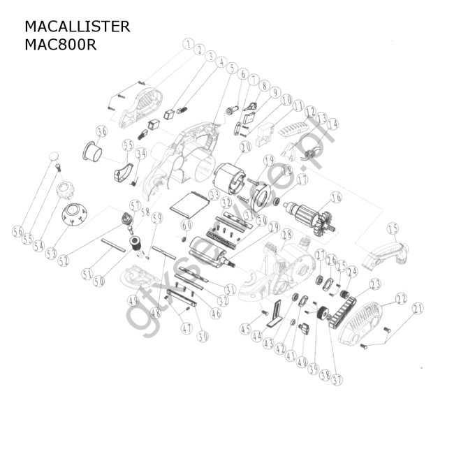 Strug - MACALLISTER MAC800R 