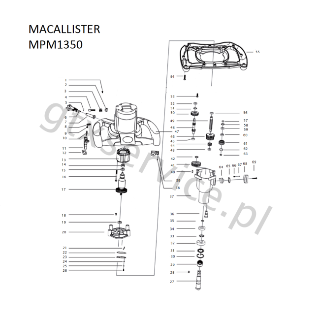 Mieszarka - MACALLISTER MPM1350 