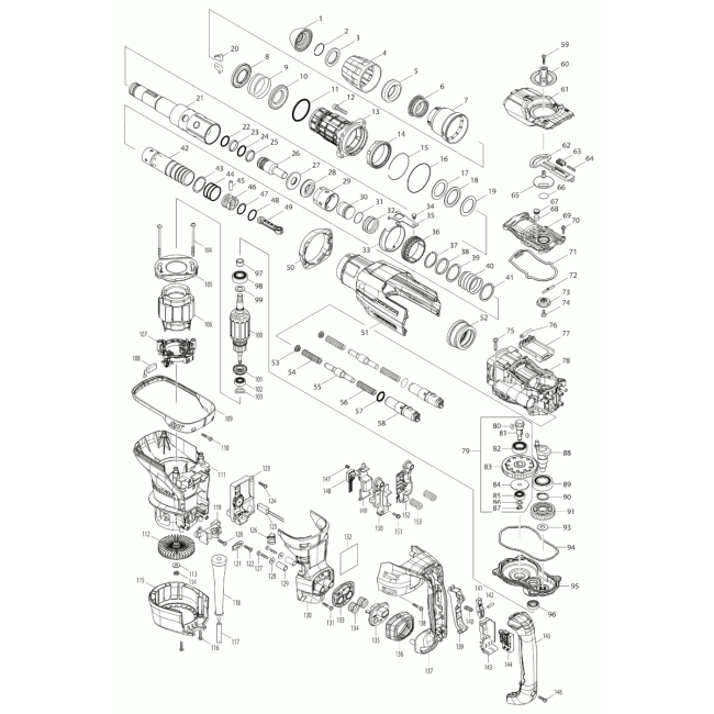 Młot udarowy - HR4013C 