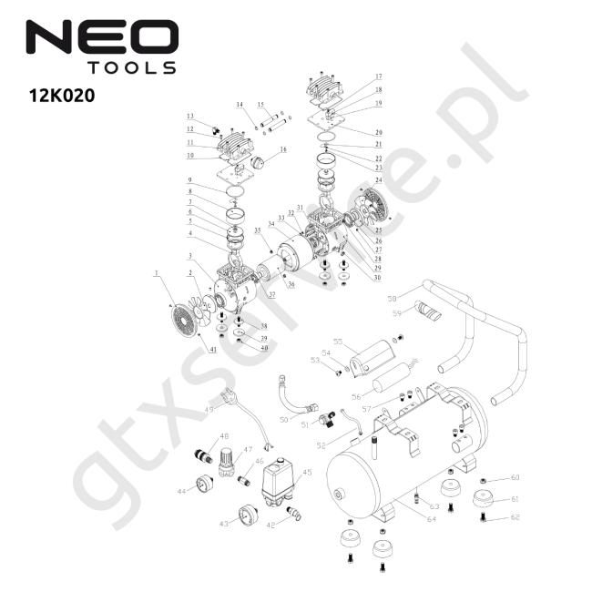 Kompresor - NEO 12K020 