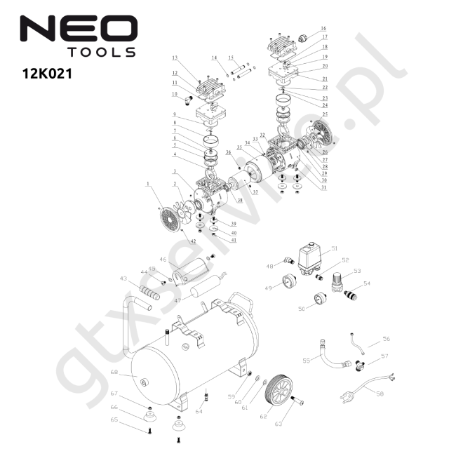 Kompresor - NEO 12K021 