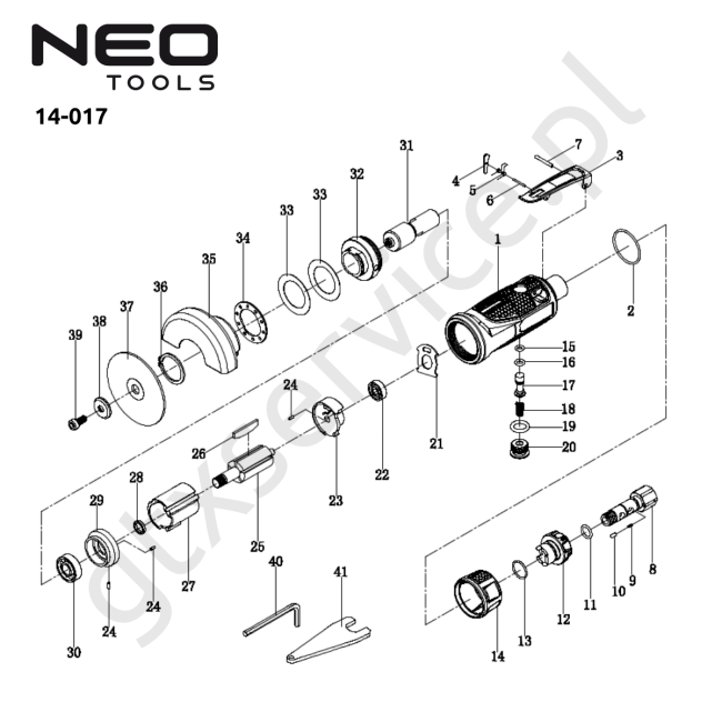 Przecinarka pneumatyczna - NEO 14-017 