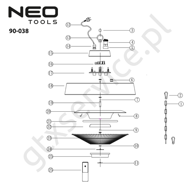 Promiennik - NEO 90-038 