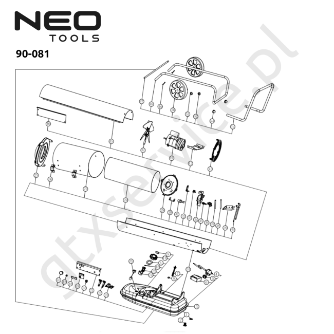 Nagrzewnica olejowa - NEO 90-081 