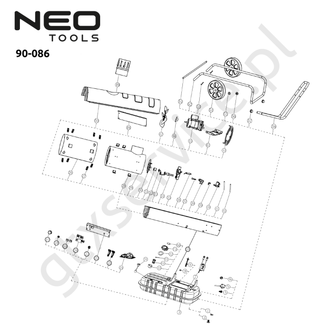 Nagrzewnica olejowa - NEO 90-086 