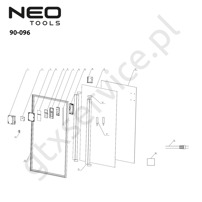Panel grzewczy - NEO TOOLS 90-096 