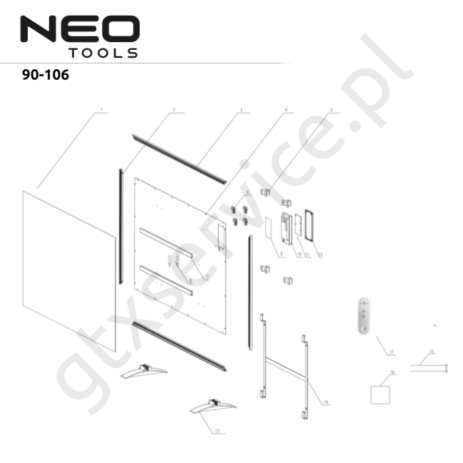 Panel grzewczy - NEO 90-106 