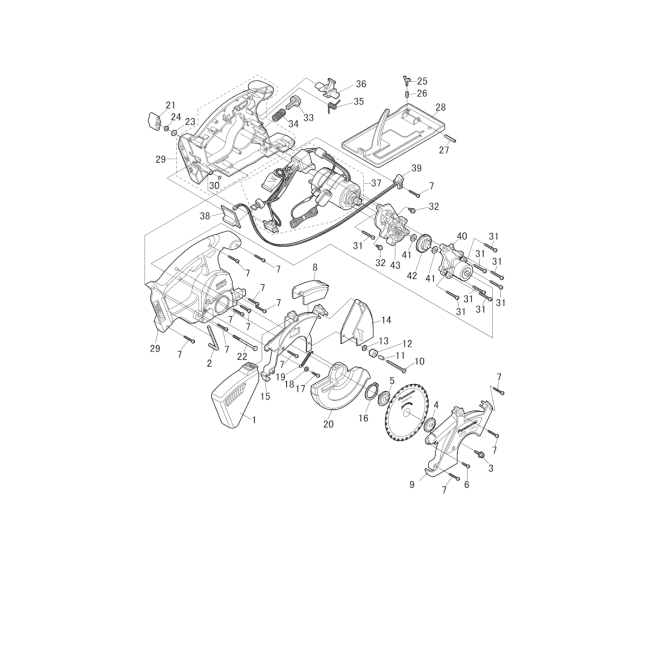 Pilarka tarczowa - PANASONIC EY45A2 
