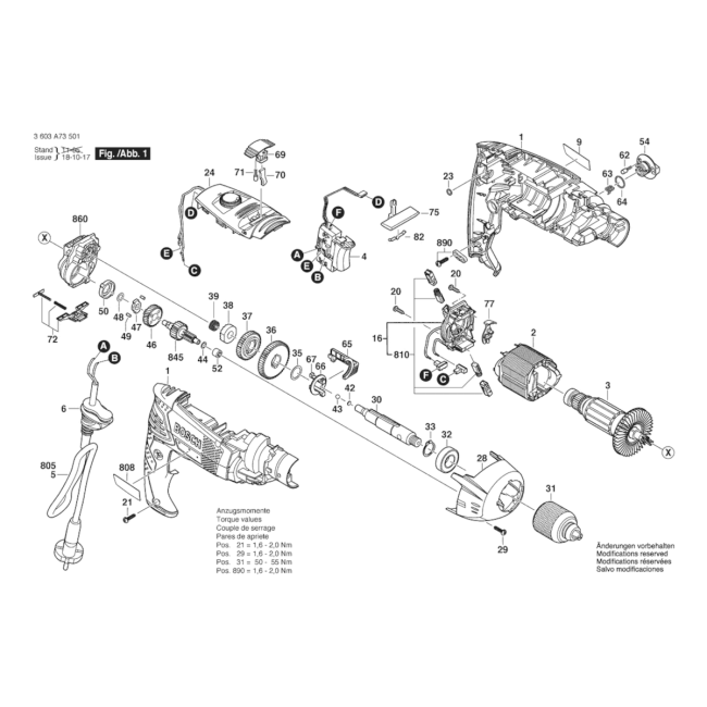 Wiertarka udarowa - BOSCH ZIELONY PSB1000-2RCA 
