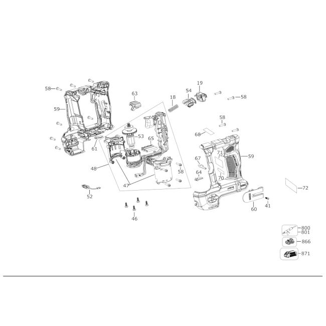 Młotowiertarka - DEWALT DCH172 