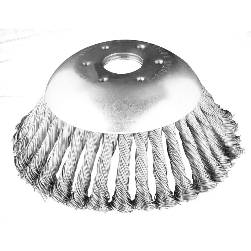 Szczotka druciana do kosy spalinowej 150 x 25,4 mm, twarda