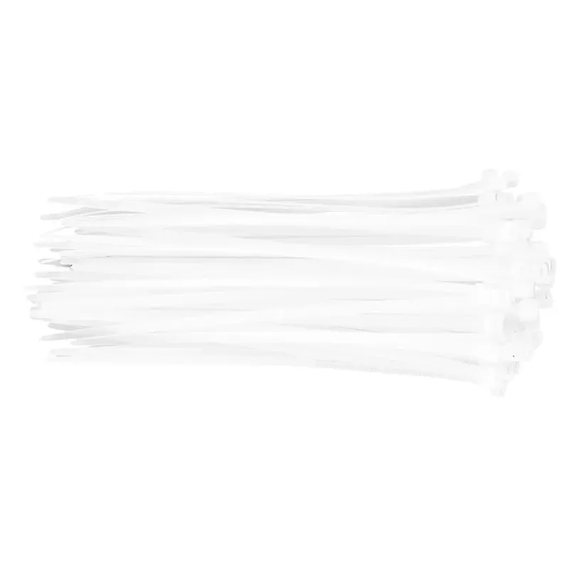 Opaski zaciskowe 4.8 x 200 mm, 75 szt., białe
