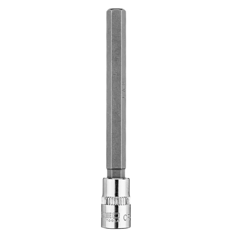 Końcówka sześciokątna H7 na nasadce 1/4', długa, 87 mm