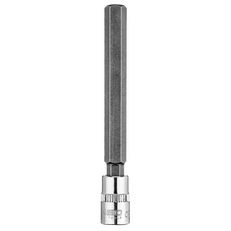 Końcówka sześciokątna H8 na nasadce 1/4', długa, 87 mm