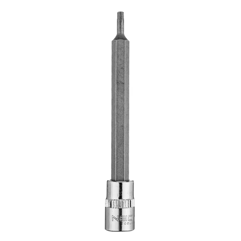 Końcówka TORX TX10 na nasadce 1/4', długa, 87 mm